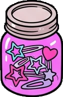 Shelf things, a sticker from the The K-Pop Bedroom world