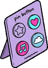 Shelf things, a sticker from the The K-Pop Bedroom world