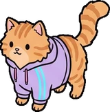Cats and small animals, a sticker from the The K-Pop Bedroom world