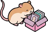 Cats and small animals, a sticker from the The K-Pop Bedroom world