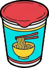 Food and drinks, a sticker from the The K-Pop Bedroom world