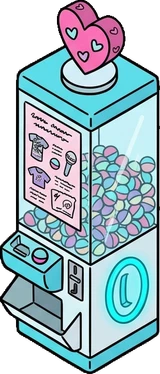 Tall pieces, a sticker from the The K-Pop Bedroom world