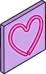 Wall lights, a sticker from the The K-Pop Bedroom world