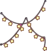 Wall lights, a sticker from the The K-Pop Bedroom world