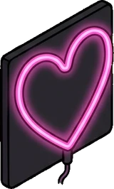 Wall lights, a sticker from the The K-Pop Bedroom world