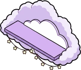Wall shelves, a sticker from the The K-Pop Bedroom world