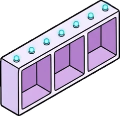Wall shelves, a sticker from the The K-Pop Bedroom world