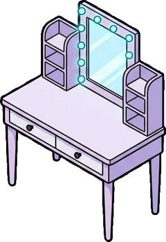 Desks and workbenches, a sticker from the The K-Pop Bedroom world