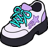 Bags, hats and shoes, a sticker from the The K-Pop Bedroom world