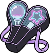 Bags, hats and shoes, a sticker from the The K-Pop Bedroom world