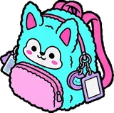 Bags, hats and shoes, a sticker from the The K-Pop Bedroom world