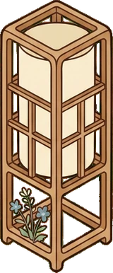 Floor lamps, a sticker from the Japanese Room world