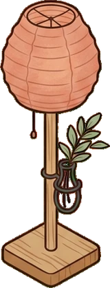 Floor lamps, a sticker from the Japanese Room world
