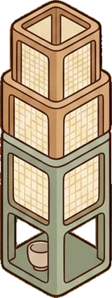 Floor lamps, a sticker from the Japanese Room world