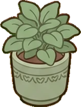 Small plants, a sticker from the Japanese Room world