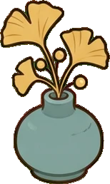 Small plants, a sticker from the Japanese Room world