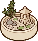 Small plants, a sticker from the Japanese Room world