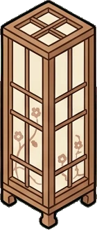 Big floor pieces, a sticker from the Japanese Room world