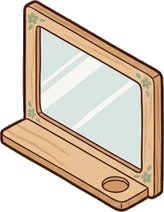 Mirrors, a sticker from the Japanese Room world