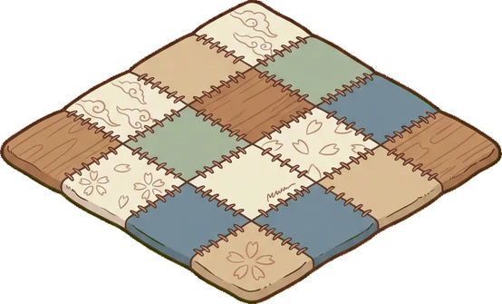 Rugs, a sticker from the Japanese Room world