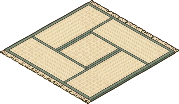 Rugs, a sticker from the Japanese Room world