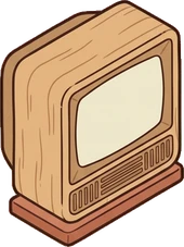 Screens and monitors, a sticker from the Japanese Room world