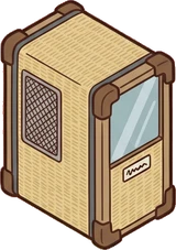 Screens and monitors, a sticker from the Japanese Room world