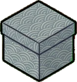 Shelf things, a sticker from the Japanese Room world