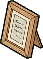 Shelf things, a sticker from the Japanese Room world
