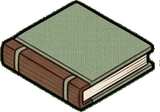 Shelf things, a sticker from the Japanese Room world
