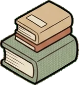 Shelf things, a sticker from the Japanese Room world