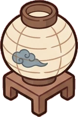 Candles and small lights, a sticker from the Japanese Room world