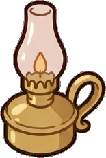 Candles and small lights, a sticker from the Japanese Room world