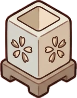 Candles and small lights, a sticker from the Japanese Room world
