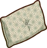 Cushions and blankets, a sticker from the Japanese Room world