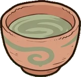 Food and drinks, a sticker from the Japanese Room world