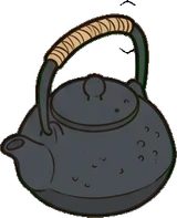 Food and drinks, a sticker from the Japanese Room world