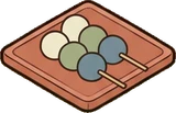 Food and drinks, a sticker from the Japanese Room world