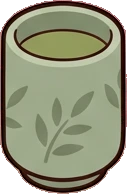 Food and drinks, a sticker from the Japanese Room world
