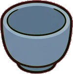 Food and drinks, a sticker from the Japanese Room world