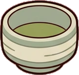 Food and drinks, a sticker from the Japanese Room world
