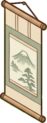 Wall art and frames, a sticker from the Japanese Room world