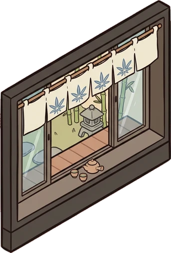 Windows, a sticker from the Japanese Room world
