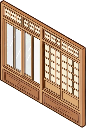 Windows, a sticker from the Japanese Room world