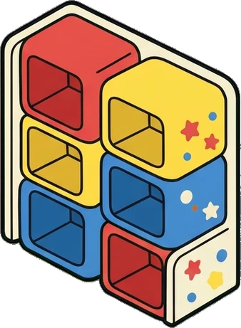 Bookcases, a sticker from the The Kindergarten world