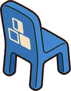 Chairs, a sticker from the The Kindergarten world