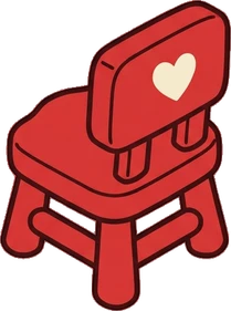 Chairs, a sticker from the The Kindergarten world