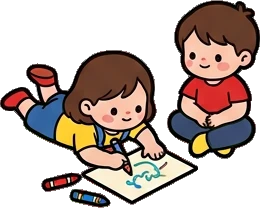 People together, a sticker from the The Kindergarten world