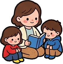 People together, a sticker from the The Kindergarten world
