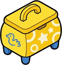 Chests and trunks, a sticker from the The Kindergarten world